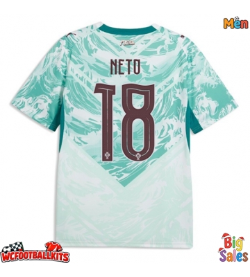 Portugal Pedro Neto #18 Replica Away Stadium Shirt World Cup 2026 Short Sleeve